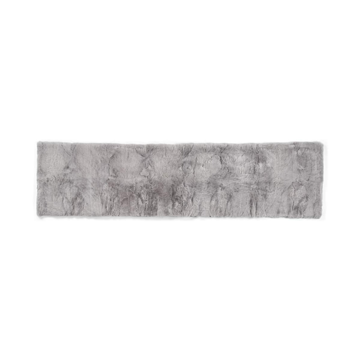 Alpaca Throw  Ash Grey / 24x94 in