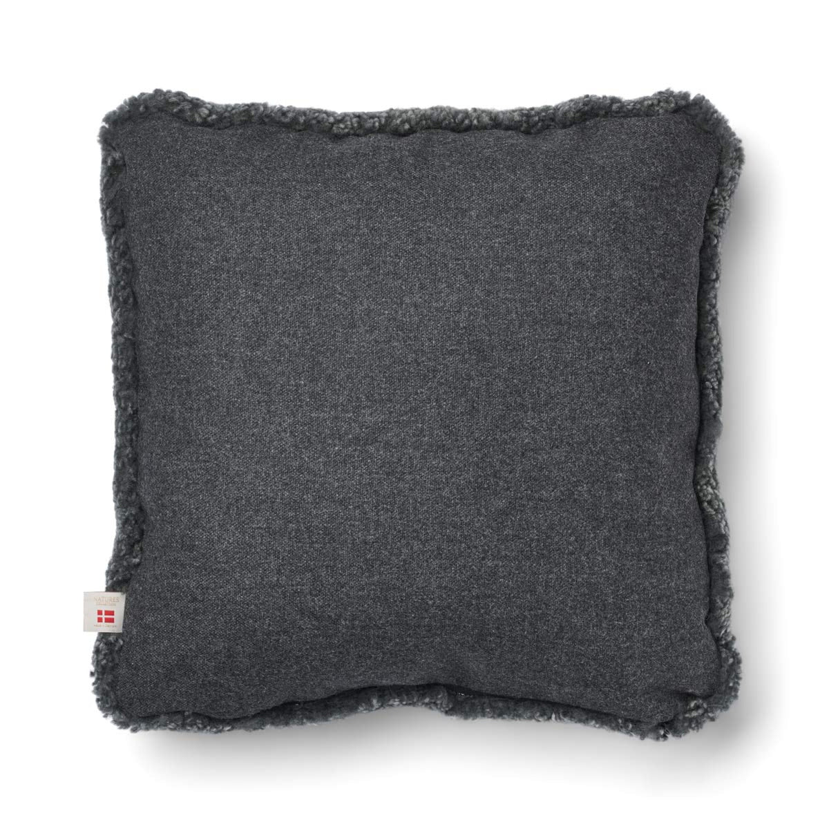Short-Wool Sheepskin Cushion | 20x20 in | 13x20 in Rock/Graphite / 20x20 in