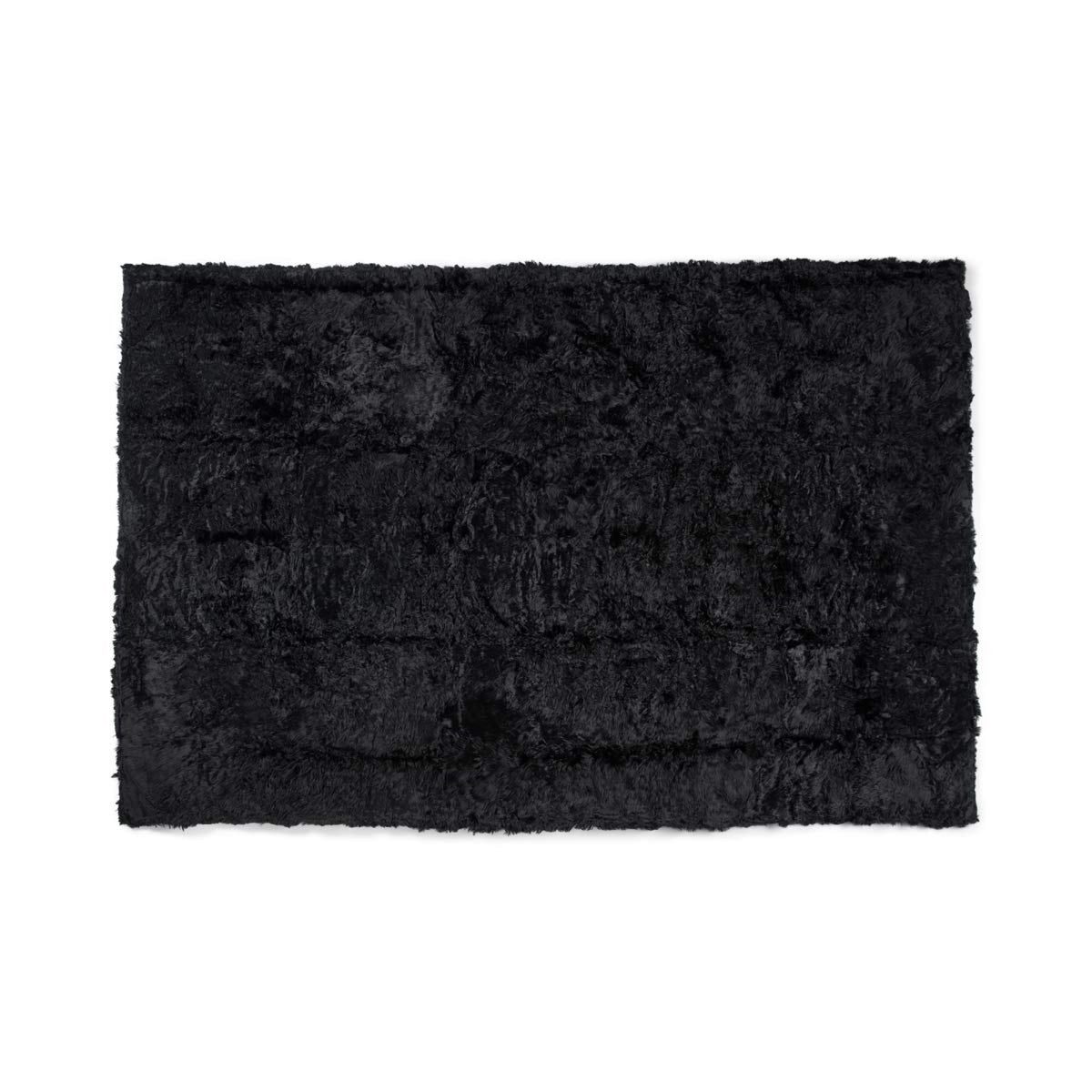 Alpaca Throw  Black / 55x79 in