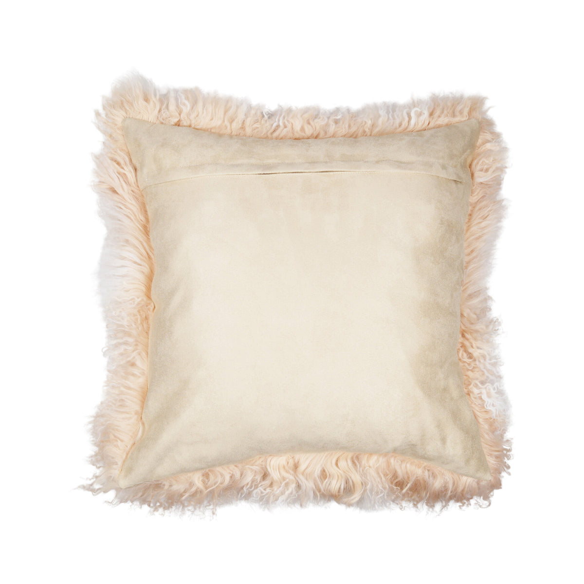 Sheepskin Cushion | Tibet | 20x20 in Arctic Sunrise