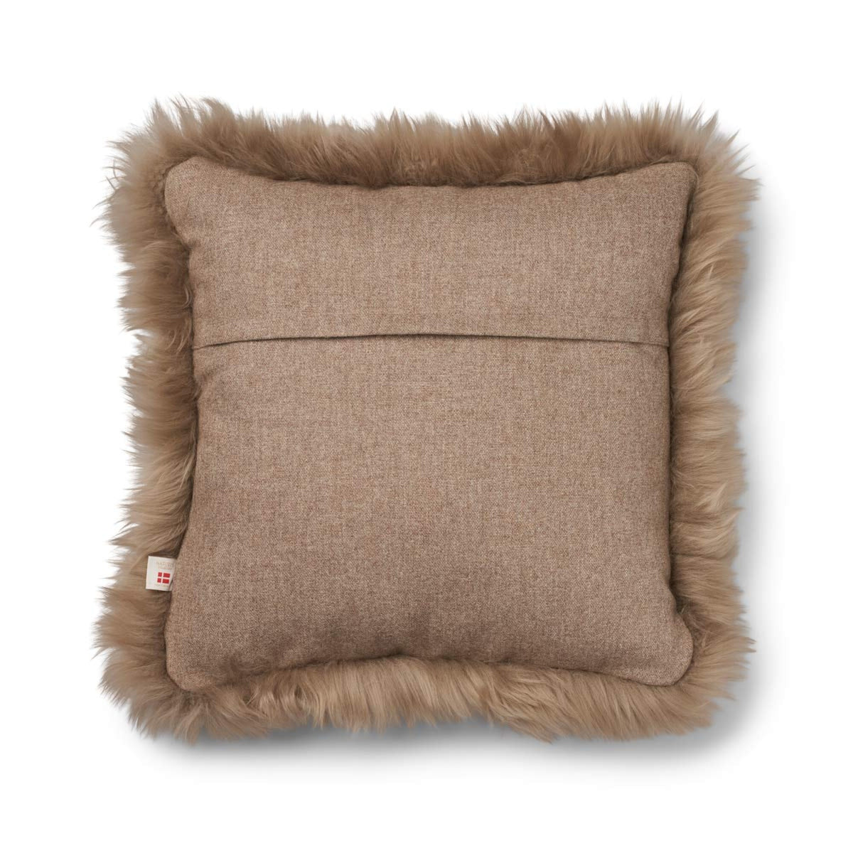 Wool Cushion | LW trim | 20x20 in | 13x20 in Beige/Taupe / 20x20 in