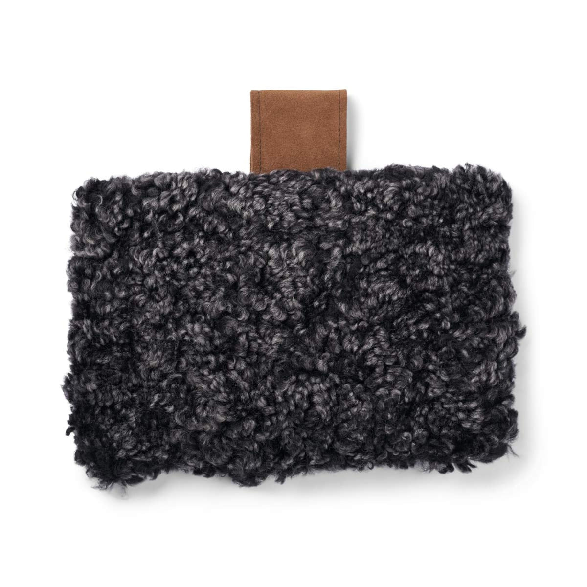Head Rest | Short wool Anthracite