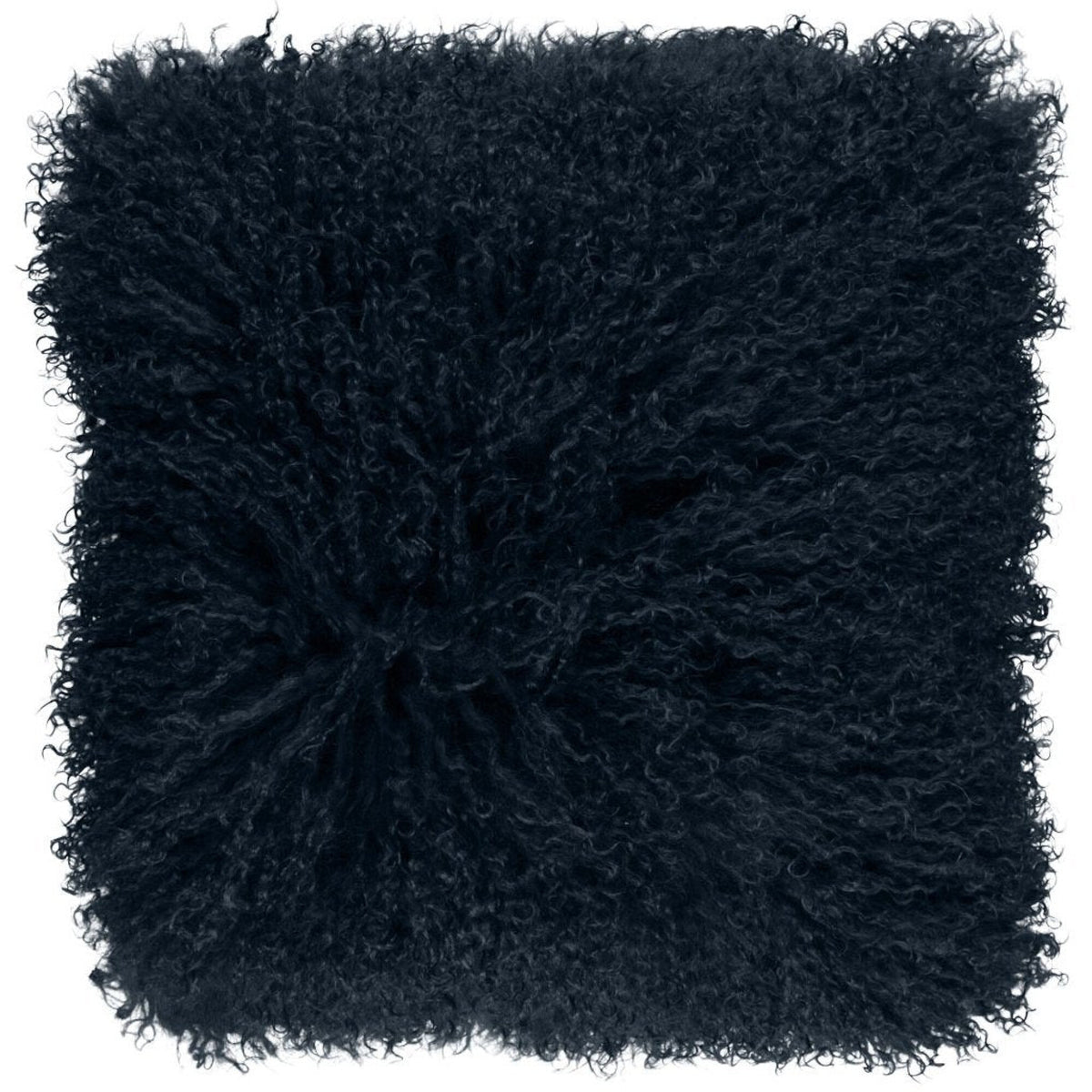Curly Cushion | 16x16 in Navy