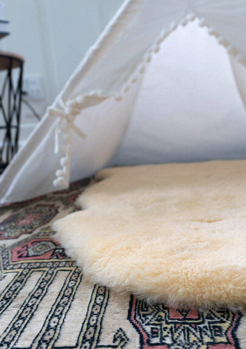 Premium BabyCare Sheepskin Rug - Naturescollection.eu